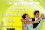 KV RATING TURNIR V STANDARDNIH IN LATINSKOAMERIŠKIH PLESIH